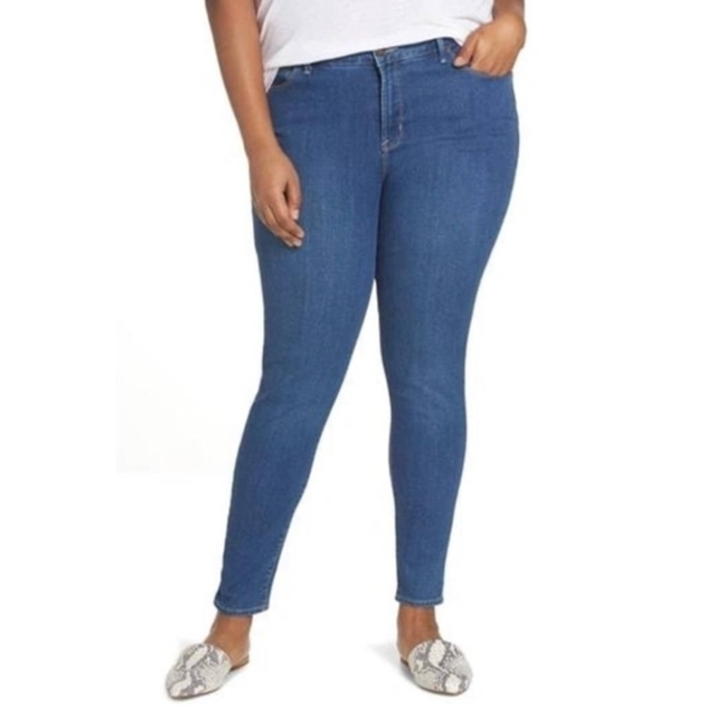 Rebel Wilson‎ X Angels The Pin Up Crop +Size Skinny Jeans Women's 18W NWOT Cond.